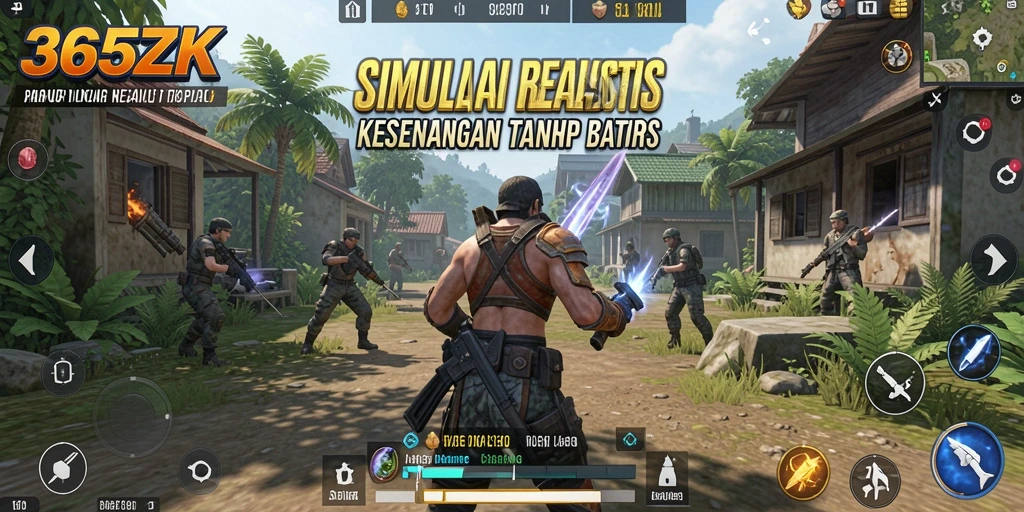 Screenshot utama 365ZK menampilkan gameplay simulasi yang menarik.