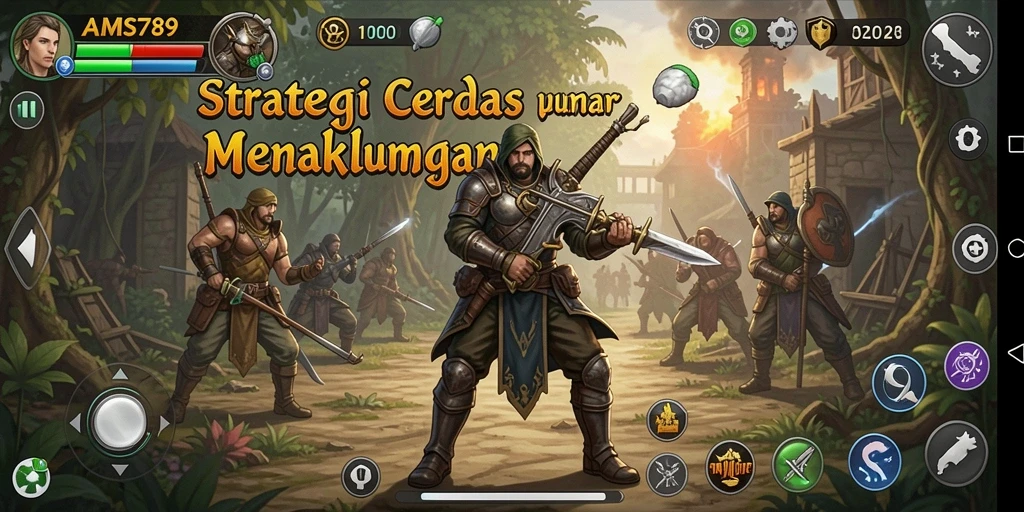 Tampilan seru gameplay AMS789 dalam pertempuran strategi.