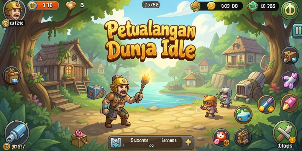 Tampilan gameplay seru dalam ID6788 yang penuh strategi.