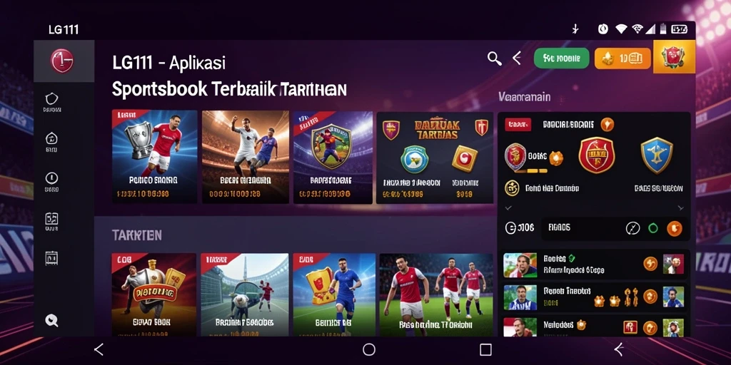 Tampilan screenshot <strong>LG111</strong> saat memasang taruhan pada pertandingan olahraga.