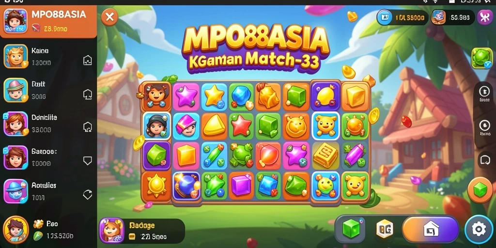 Tampilan gameplay seru MPO88ASIA dengan kombinasi warna yang menawan.