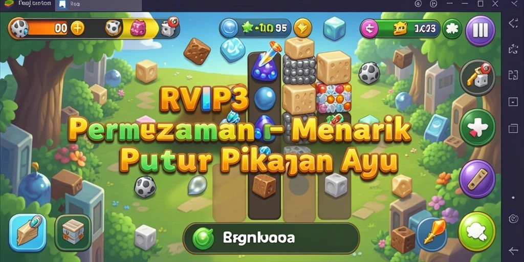 Tampilan gameplay RVIP3 yang seru dengan berbagai teka-teki menarik.