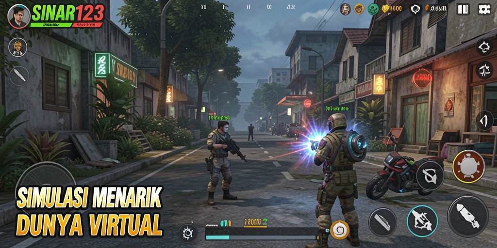Screenshot SINAR123 menampilkan momen gameplay penuh warna dan interaksi.